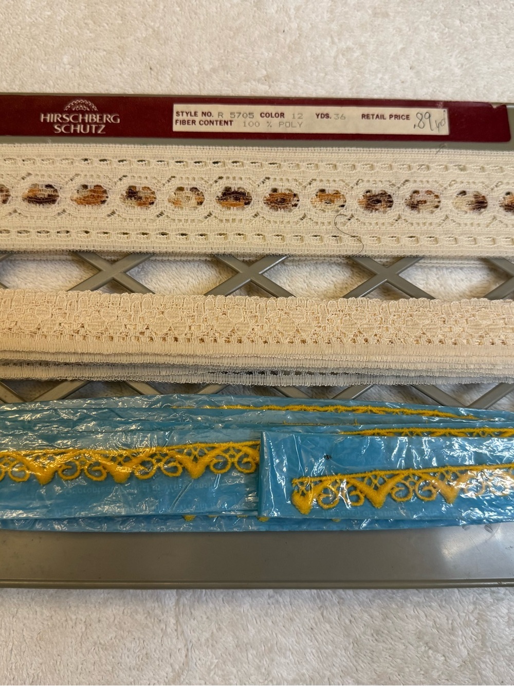 NWT Vintage 1970s Hirschberg Schutz & Co. Lace Card – Made in USA - Picture 4 of 6